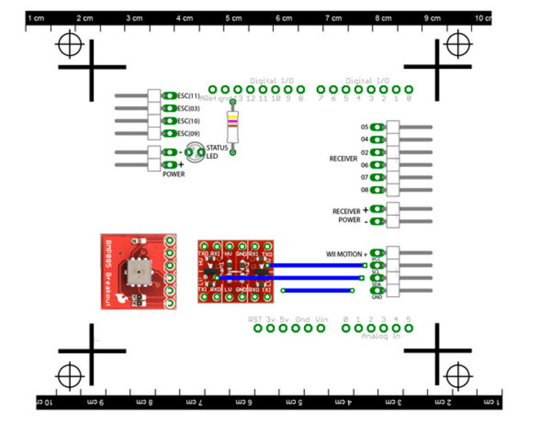 Arduino One Shield 10 PCB TOP